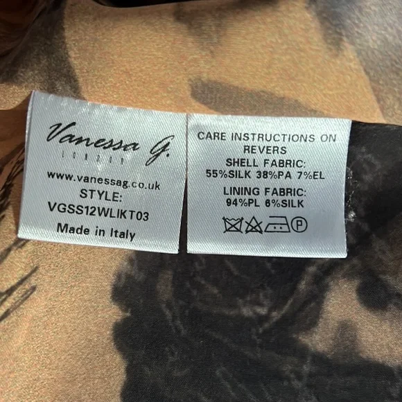 Vanessa G silk environmental statement blazer Jacket - Picture 10 of 16